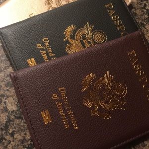 Brown Passport Covers